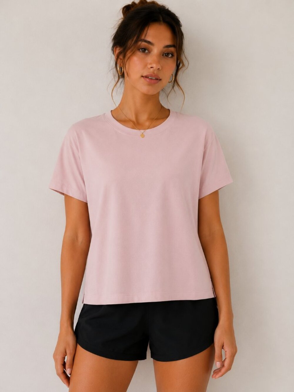 Lululemon Ultralight Waist-Length T-Shirt Strawberry Milkshake Crop Tee